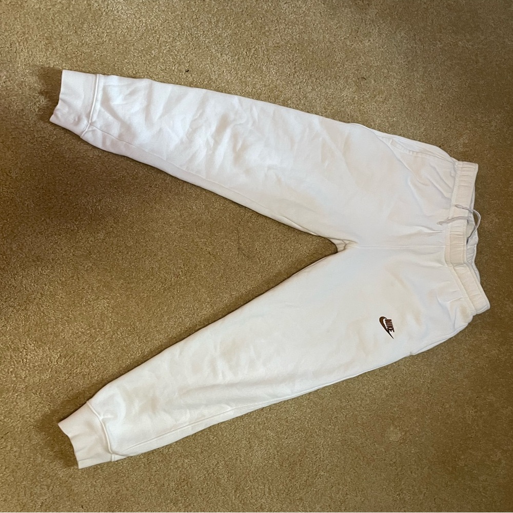 White Nike Sweatpants
